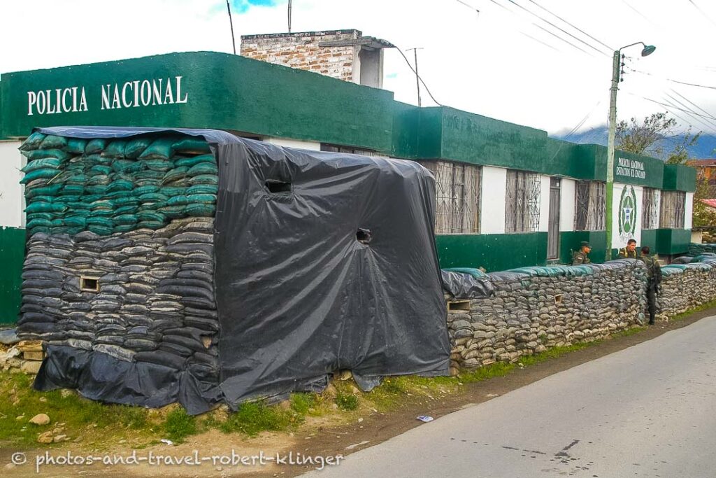 A police station in Colombia