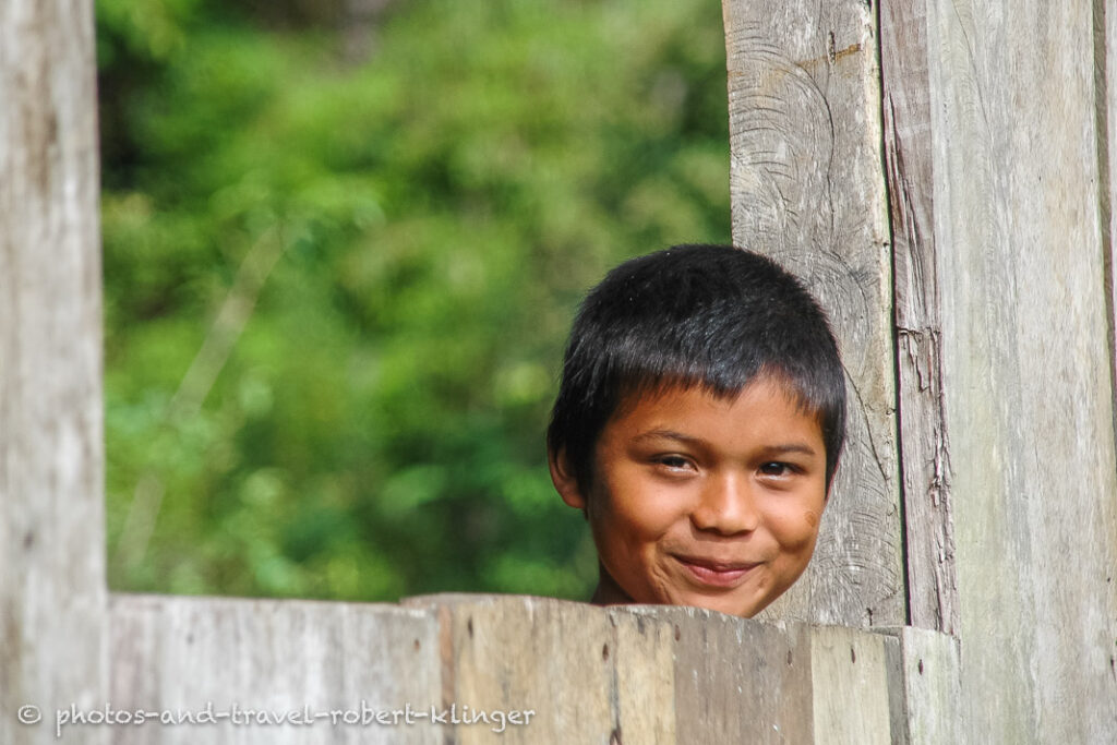 Portrait of a boy in Panama