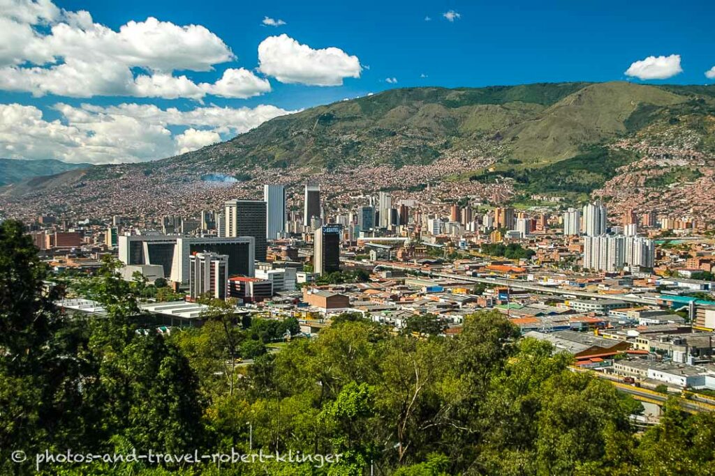 The city of Medellin in Colombia