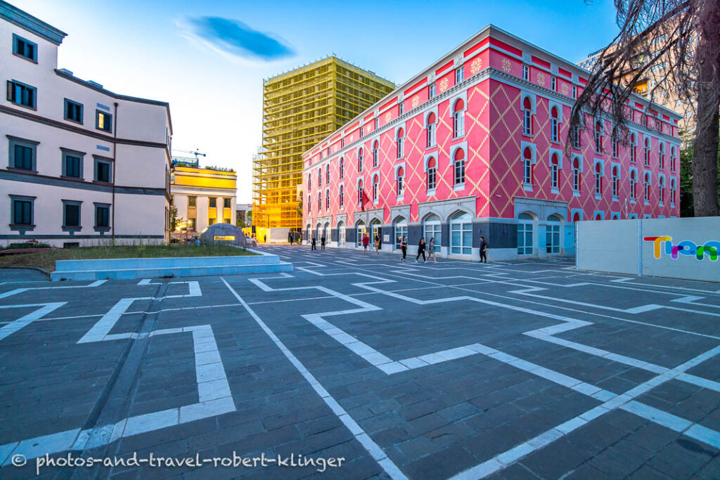 Architecture in Tirana, Albania