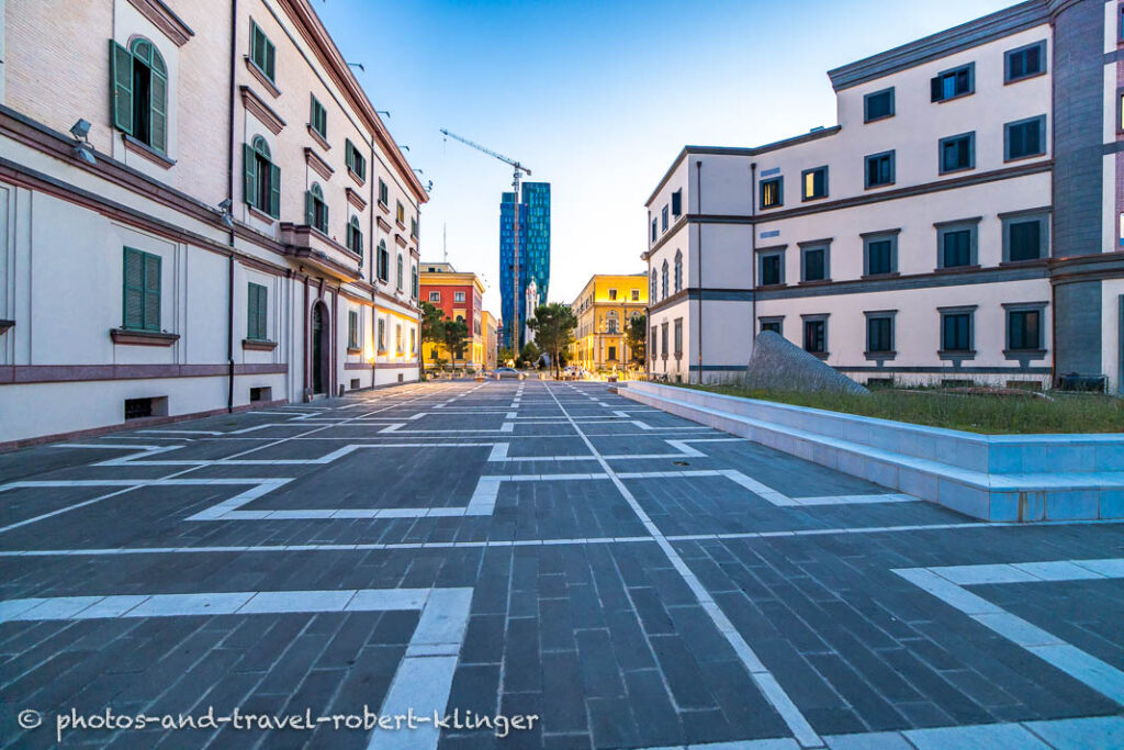 Architecture in Tirana, Albania