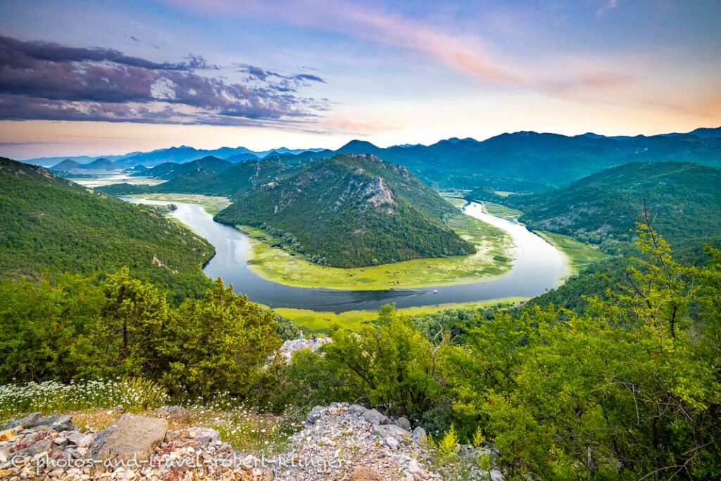 Pavlova Strana Viewpoint on Lake Skadar in Montenegro