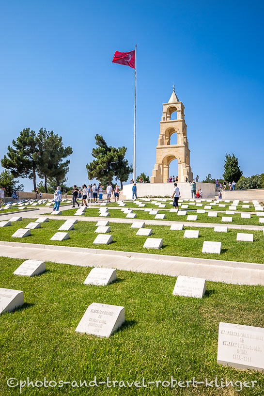 War memorial site on the Gallipoli Peninsula