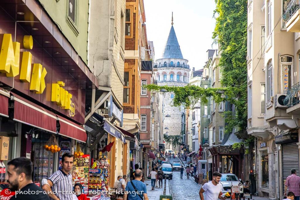 The Galata tower in Istanbul