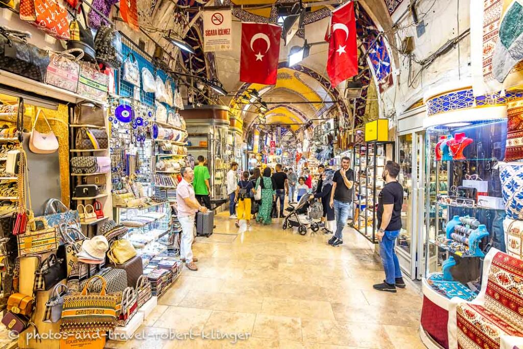 The grand bazar in Istanbul