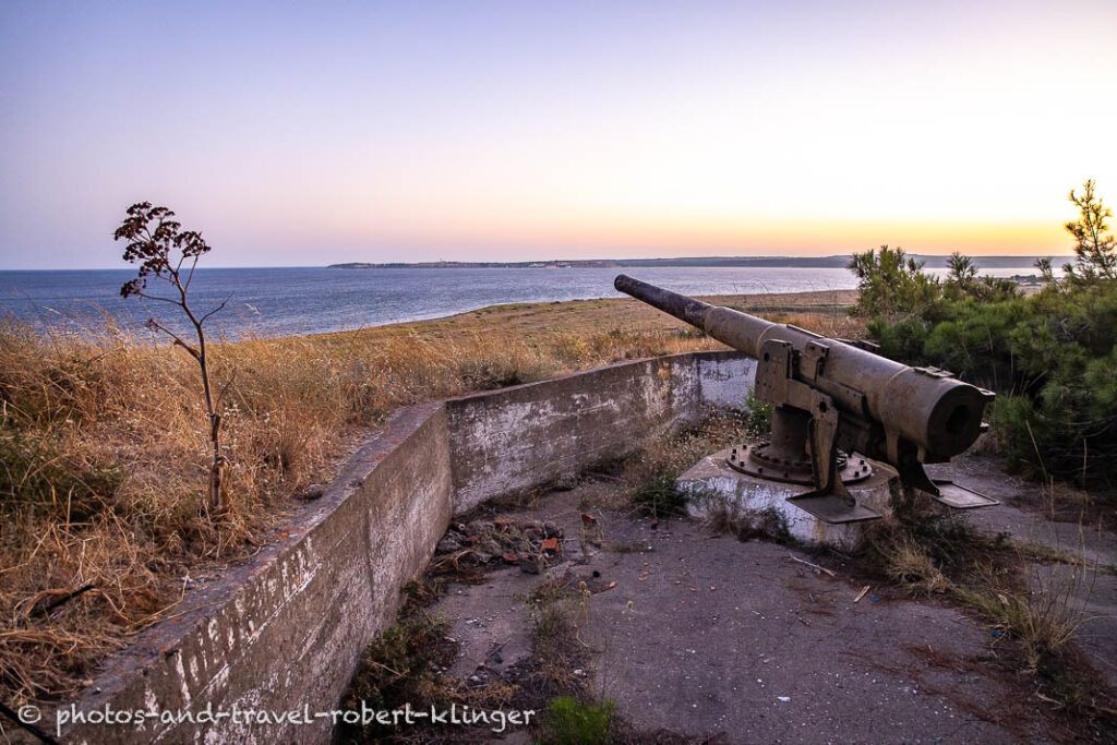 A cannon remembers of the battles in 1915 at the Dardanelles