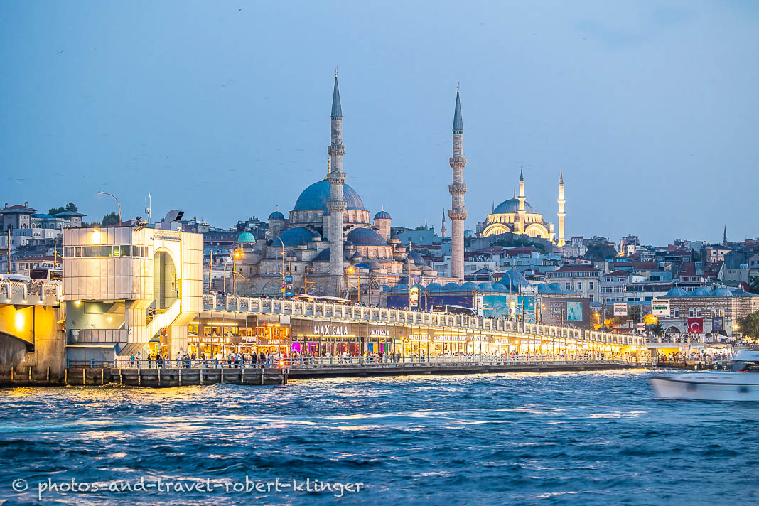 Istanbul in the blue hour