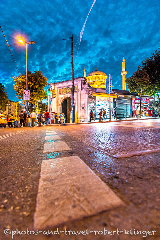 A street scene in Istanbul