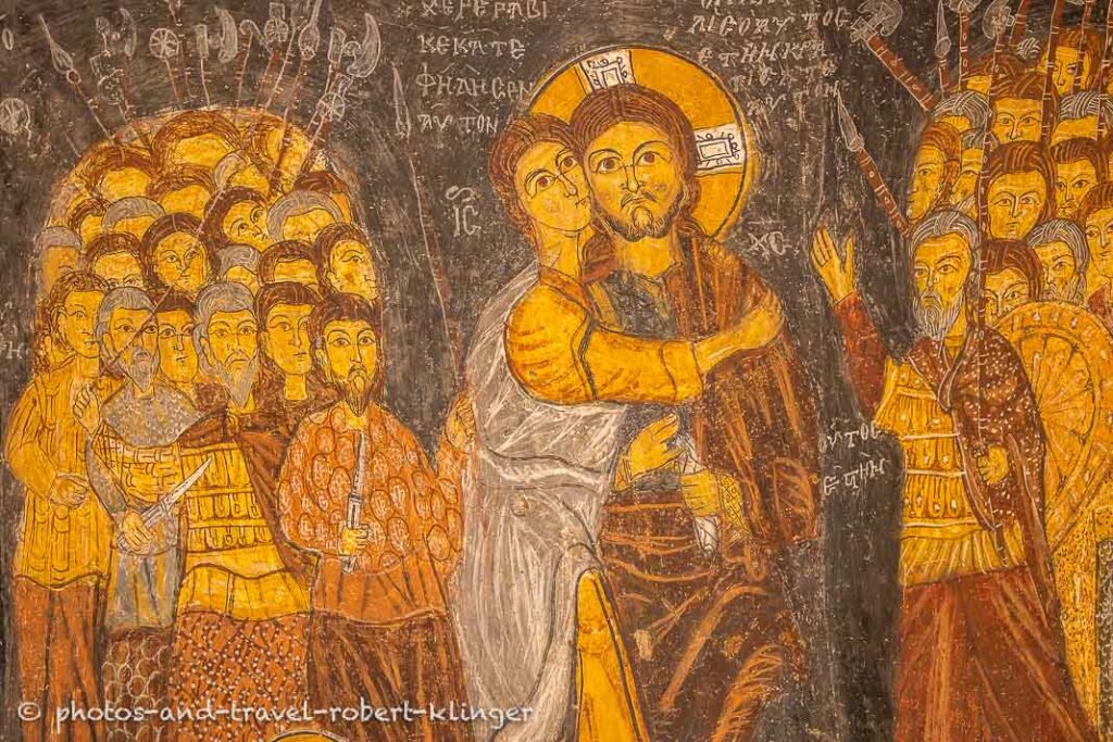 In the church of St Jean in Gülsehir in Cappadocia