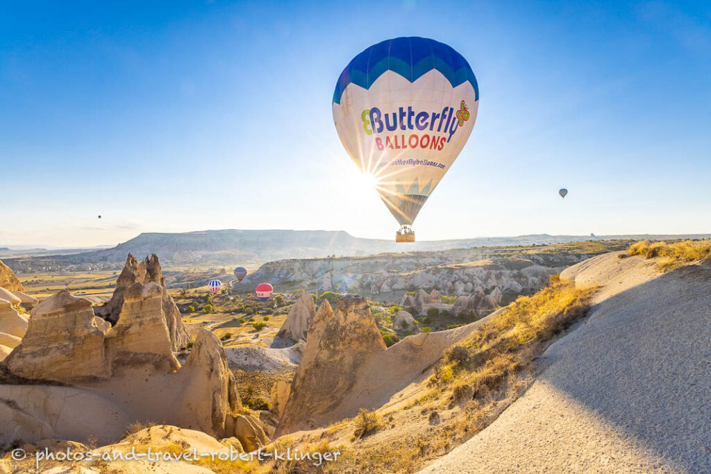 Hot air ballons in Cappadocia