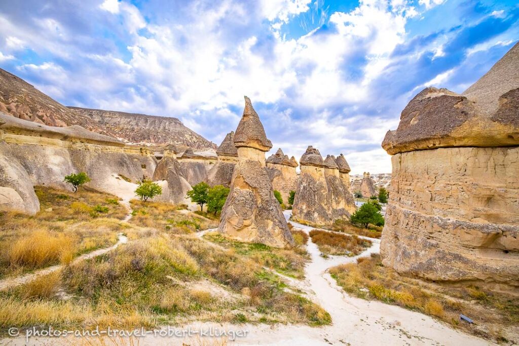 A valley in Zelve, Cappadocia