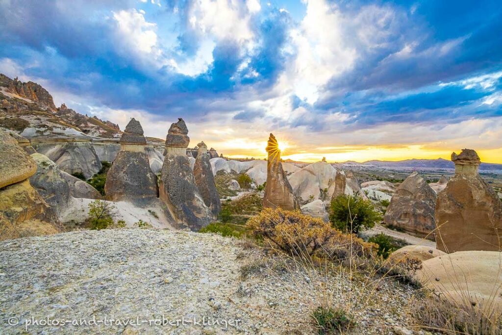 Sunset in Zelve, Cappadocia