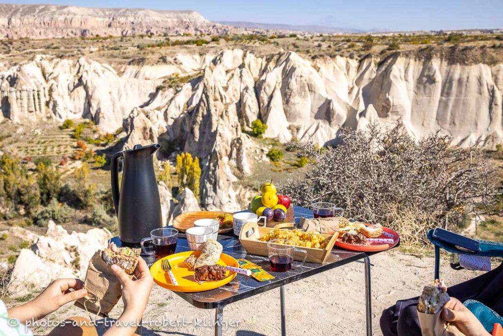 Picnic in Cappadocia