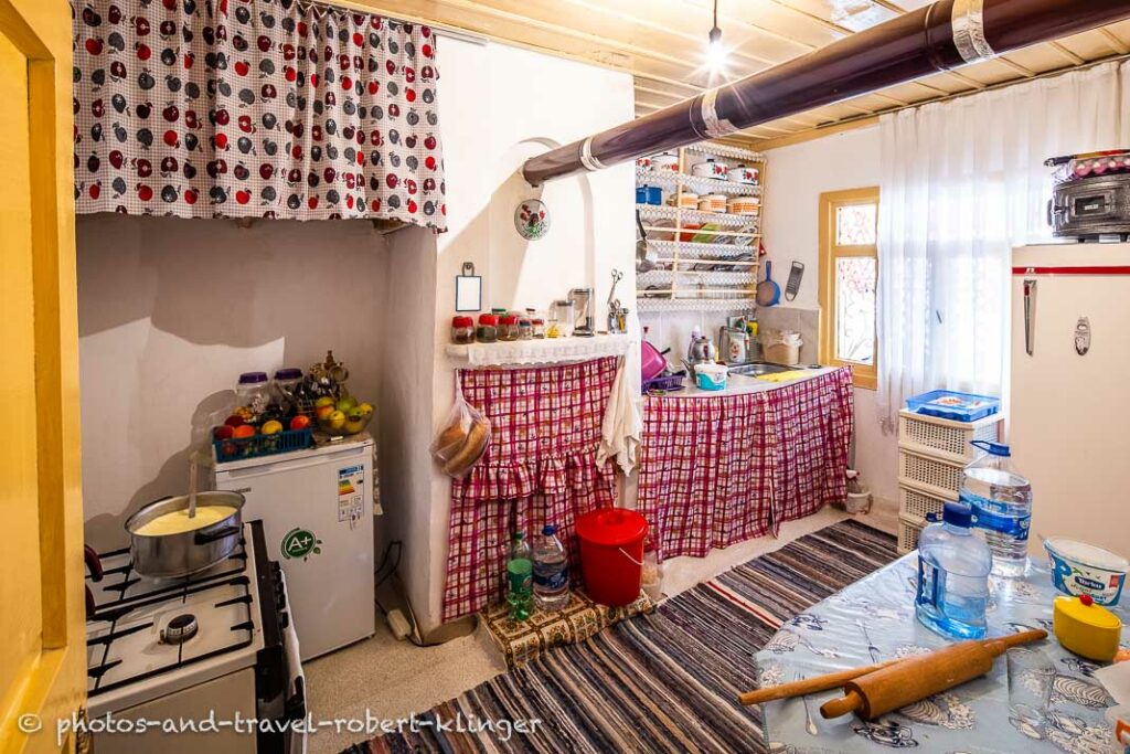 A turkish kitchen in Korgun, a village north of Ankara