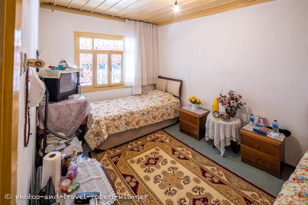 A bedroom in Turkey