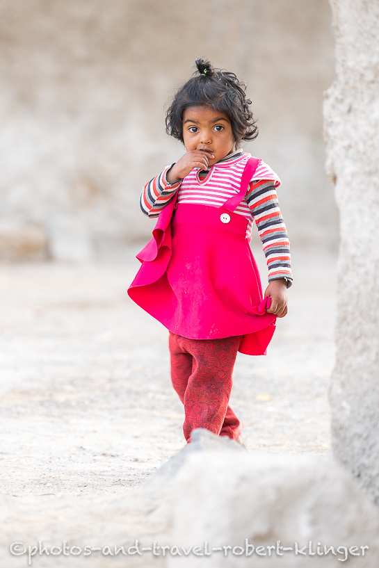 A girl in Derinkuyu, Turkey