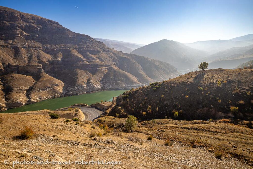 The Lake Ilisu Baraji in Kurdistane, Turkey