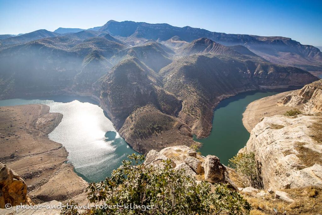 The Lake Ilisu Baraji in Kurdistane, Turkey