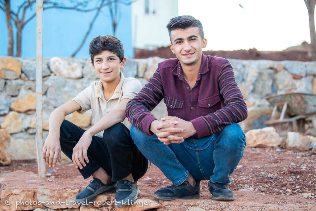 Two kurdish boys in Turkey