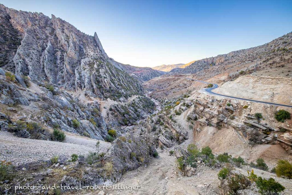 Beautiful mountainous landscape in Kurdistane, Turkey