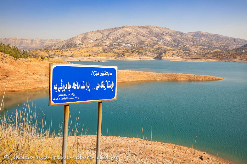 The Dohuk Dam Lake in Dohuk, Kurdistane, Iran