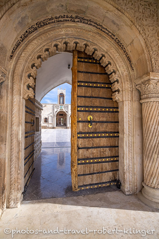 The entrance into the Deir Monastery in Alqosh