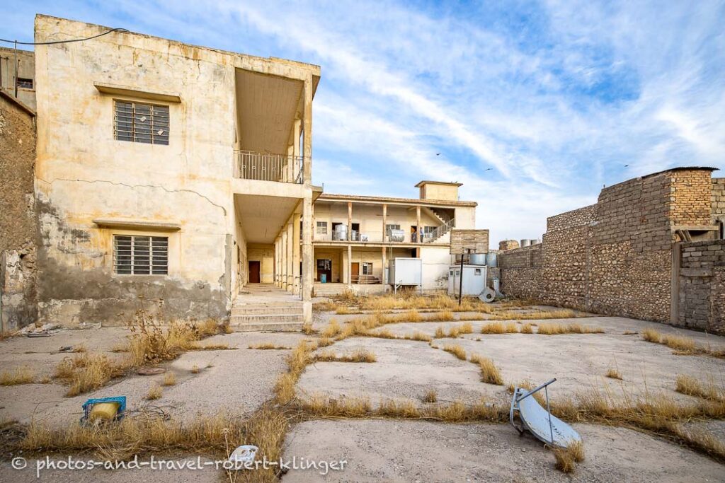 A old school building in Alqosh, Iraq