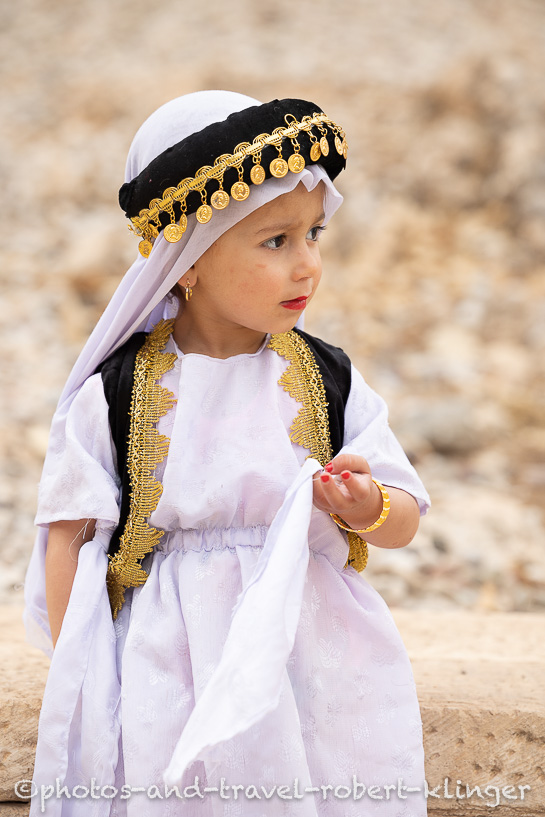 A Yezidi girl in Lalish