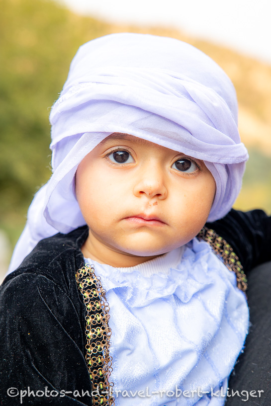 A Yezidi girl in Iraq