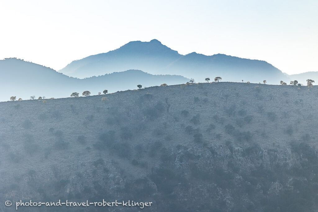 A few mountain chains in northern Kurdistan