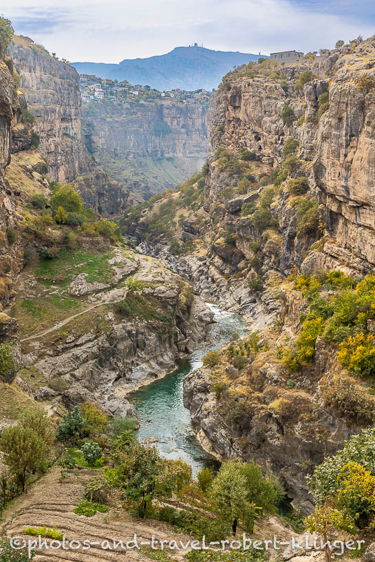The Rawanduz Canyon in Kurdistan