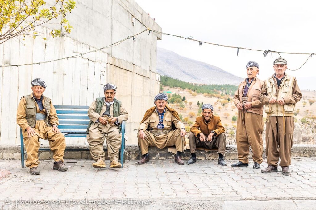 A few old men in Rawanduz, Kurdistan