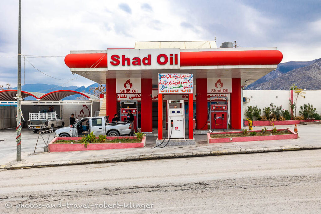 A gas station in Rawanduz, Kurdistan