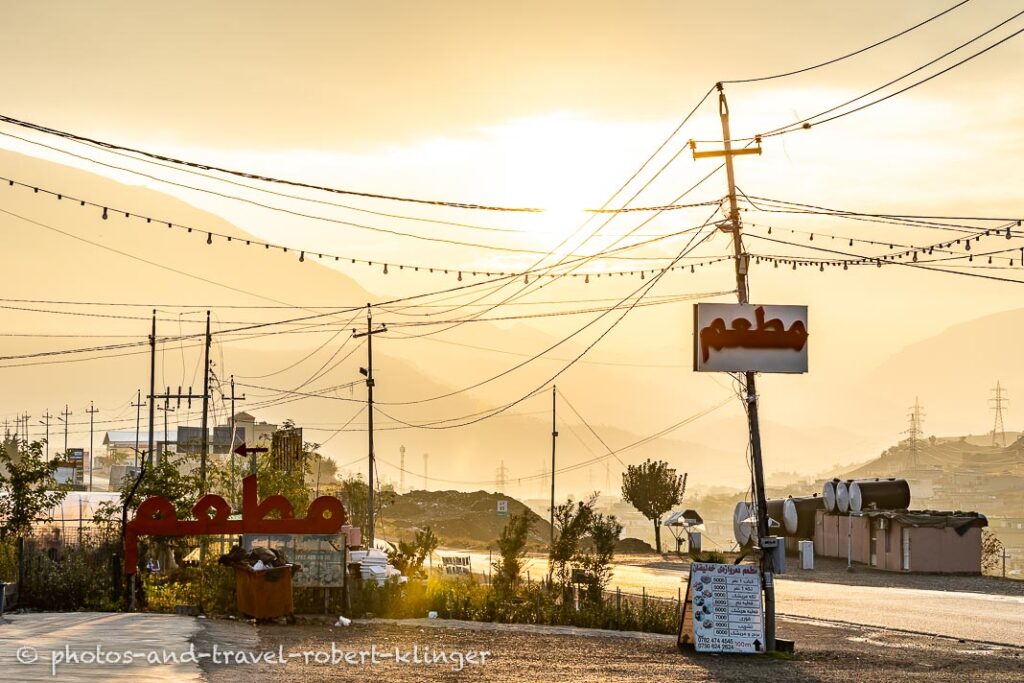 A sunrise in Khalifan, Kurdistan