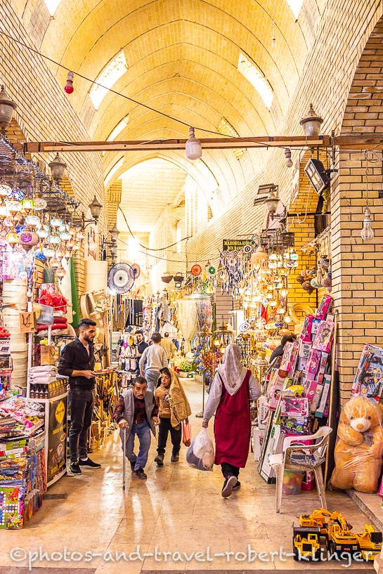Inside the Grand Bazar in Erbil