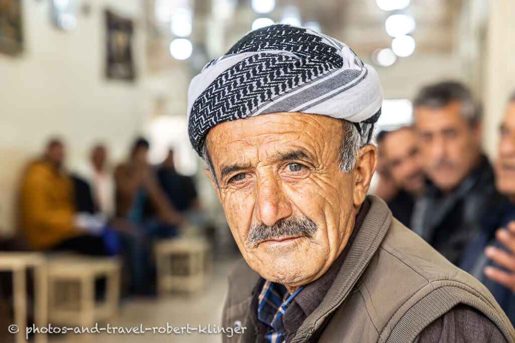 A kurdish man in Erbil, Iraq