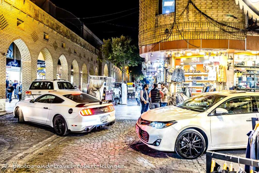 A few cars in Erbil