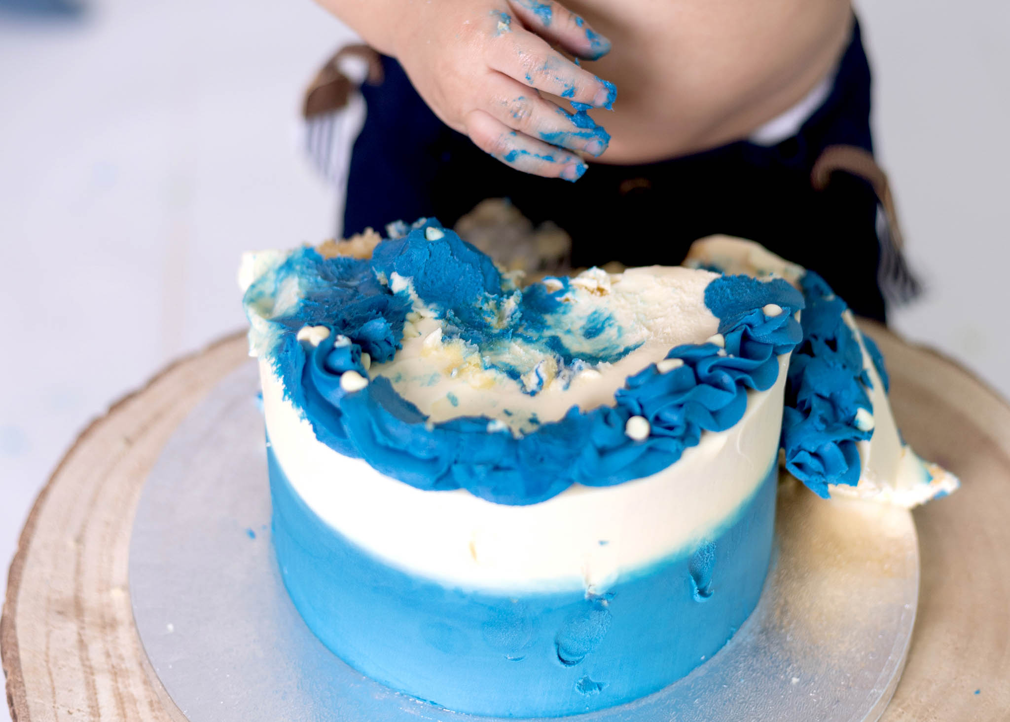 Smash the Cake i Blå