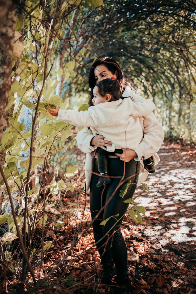 Familjefotografering i höst väder