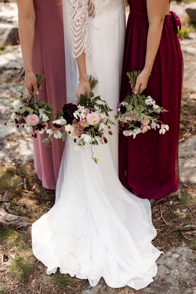 countryside wedding by the lake