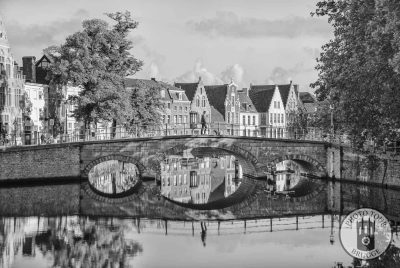 The Carmersbrug bridge in Bruges Belgium, this take as the main photo for Photo Tour Brugge.