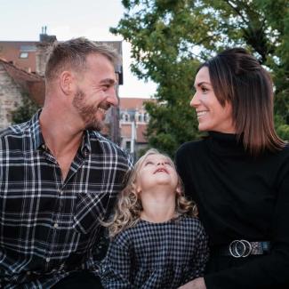 Michiel & Sofie & Emma family photoshoot in Brugge (Bruges)