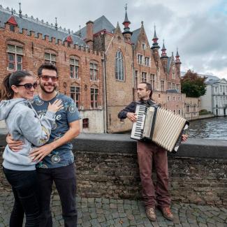 dancing as the music plays in brugge