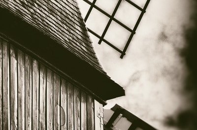 windmill (in sepia)