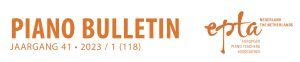 artikel van Karin van Buijtene uit Piano Bulletin