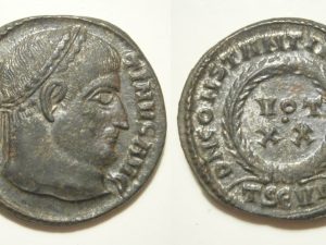 Constantinus I Æ follis`-DN CONSTANTINI MAX AVG- 320/4 AD -TSεVI