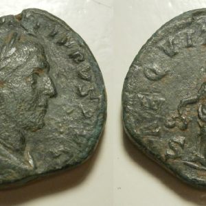 Philippus I Æ Sestertius -AEQVITAS AVGG-  245/7 AD