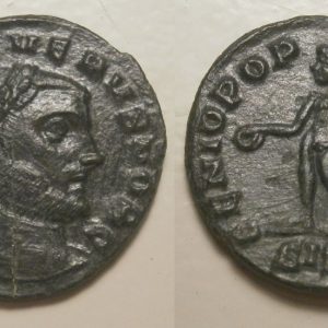 Severus II AE Quarter-Follis - GENIO POPVLI ROMANI - 305-306 AD - SIS