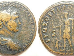 Trajanus Æ Sestertius -SPQR OPTIMO PRINCIPI S-C - 107 AD
