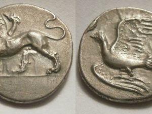 Sikyon AR Hemidrachme -Chimera / Dove- 330-280 BC